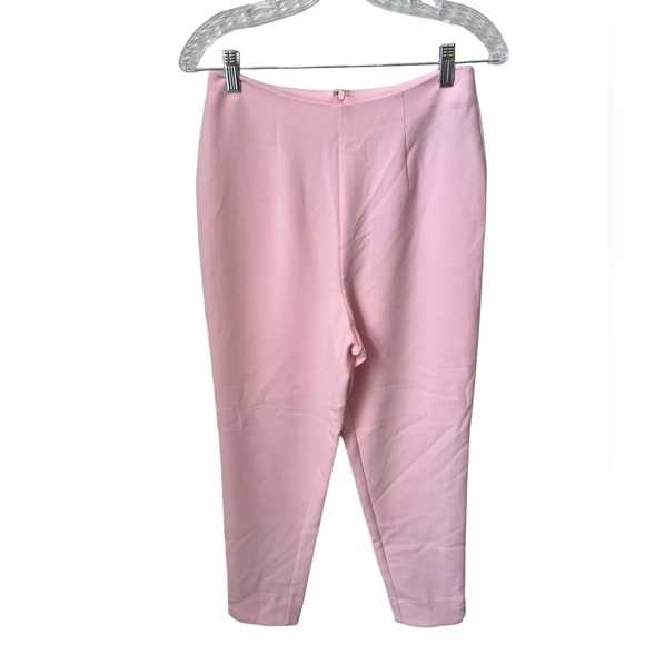 NWOT Cupcakes and Cashmere Veletta High-Waisted Pink Suit Pants Size 4 - Picture 4 of 7